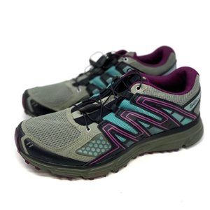 NWOT Salomon X Mission 3 Sneaker Purple Gray Aqua